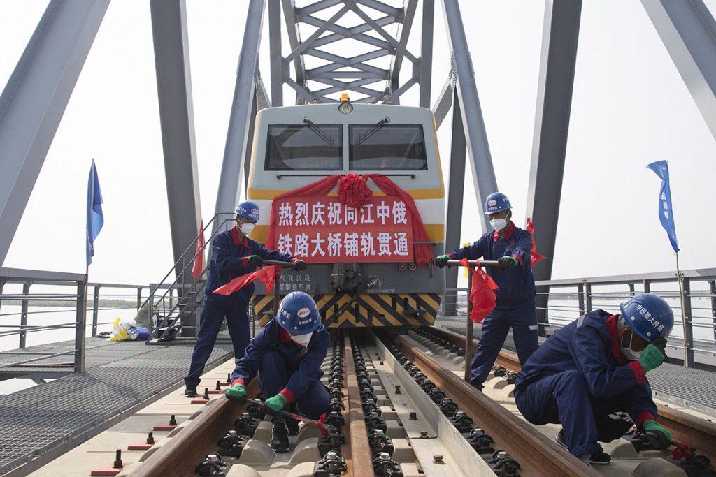 CHINA-HEILONGJIANG-CROSS BORDER BRIDGE-CONSTRUCTION (CN)