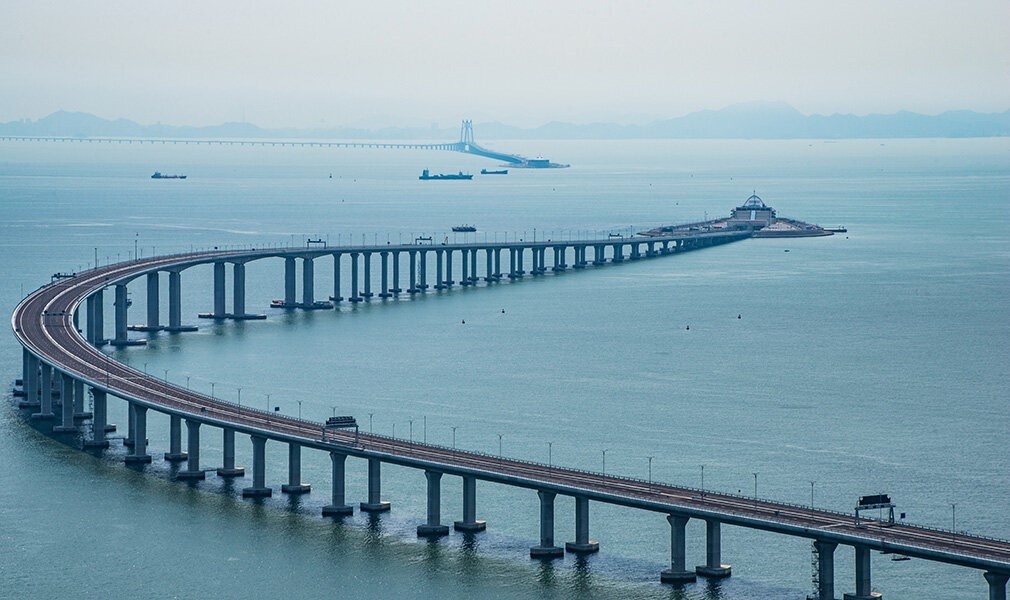 Самый длинный морской мост