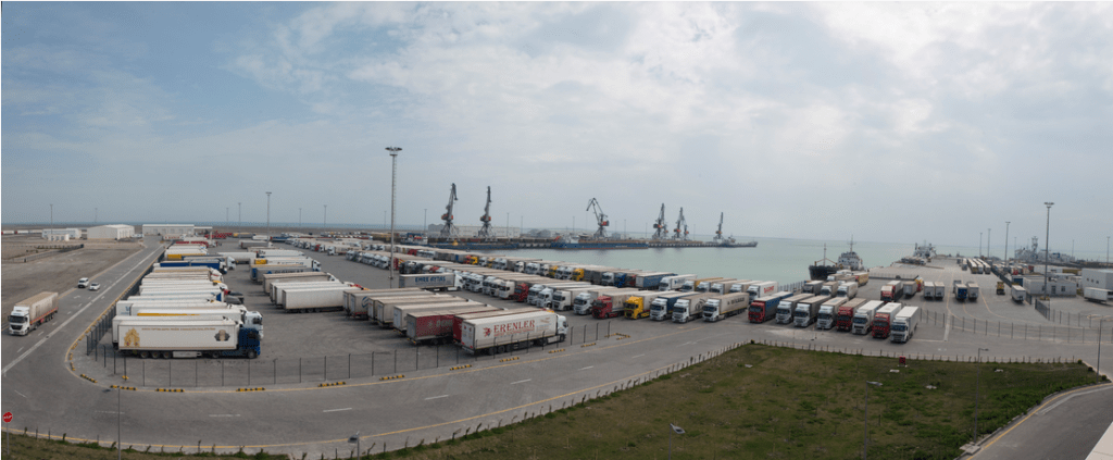 Порт Баку, фото с сайта порта